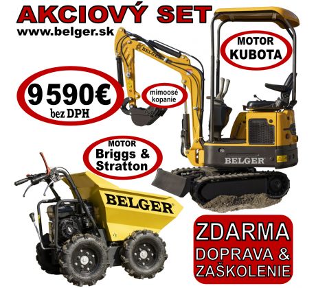 SET MINIBAGER BG-1200.01 + MINIDUMPER