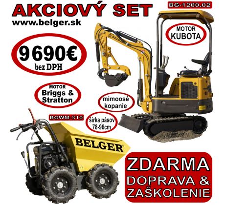 SET MINIBAGER BG-1200.02 + MINIDUMPER